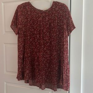 Flowy floral t-shirt